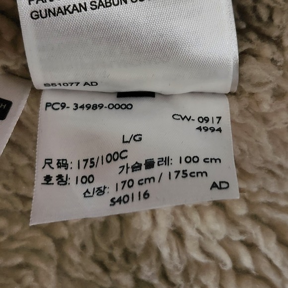 Levis Skateboarding Sherpa Trucker Jacket Mens Large Blue Denim Snap Front - Picture 10 of 14